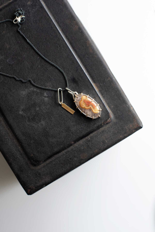 Caravaggio Necklace—Laguna Agate